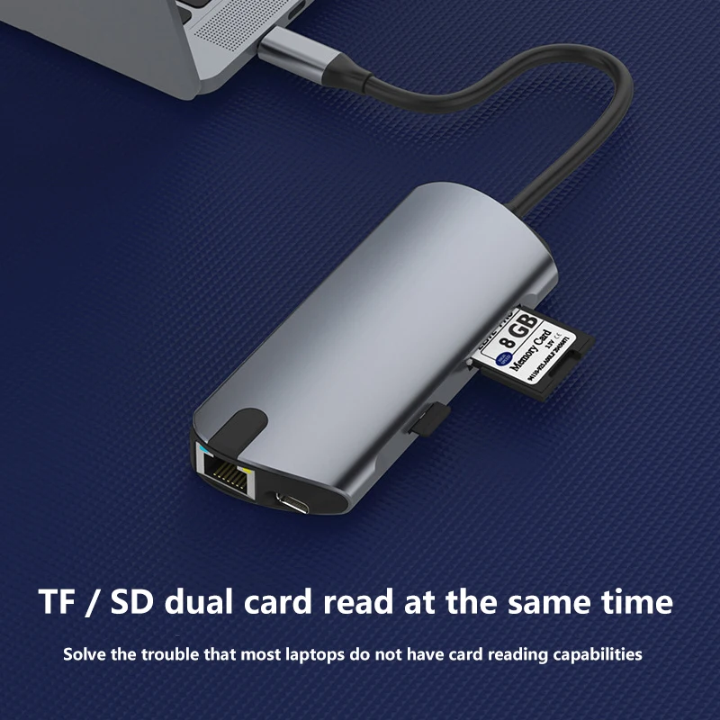 Кабель USB C концентратор типа для мульти 3 0 HDMI адаптер MacBook Samsung Galaxy S20 конвертер