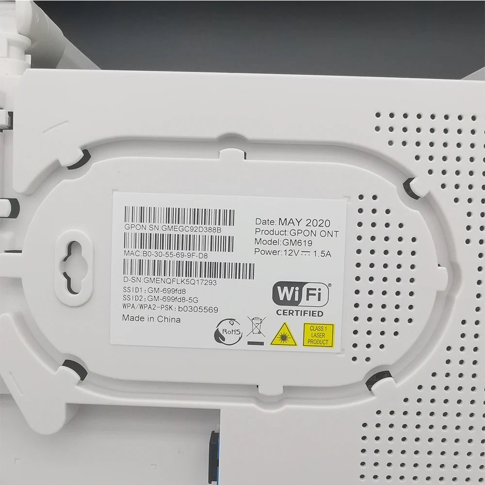 Бесплатная доставка новинка 100% 5 шт. ONU Gpon ac GM619 1GE 3FE 1VOIP 2 4G фрезерный