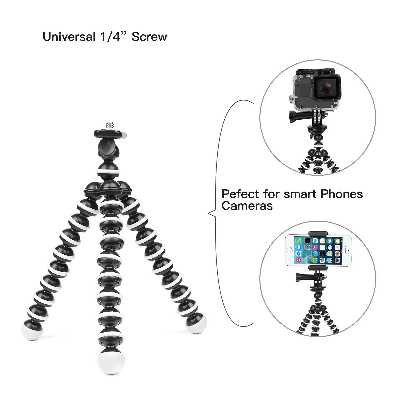 octopus flexible tripod stand table desk mini tripod gorillapod for phone telefon mobile phone smartphone dslr camera free global shipping