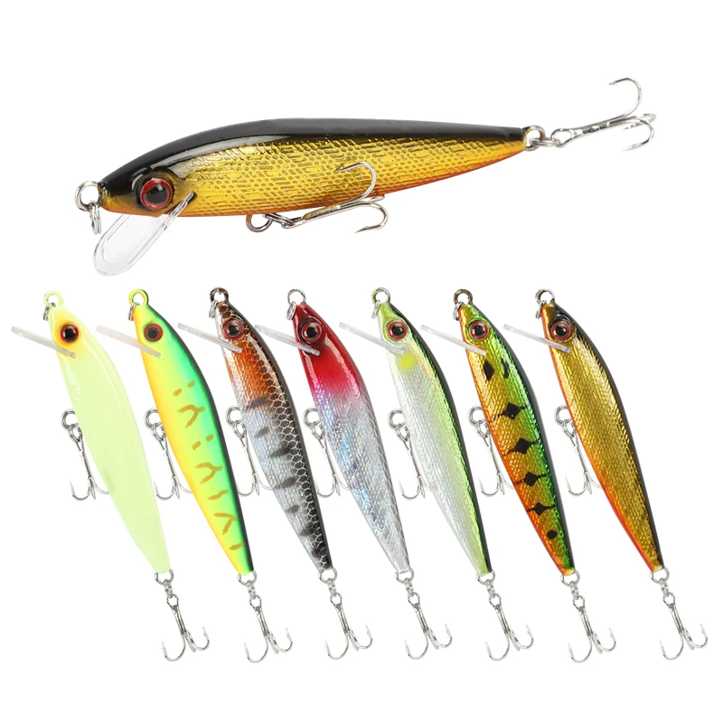 Новая миниатюрная рыболовная приманка в виде гольяна 6 см 2 8 г жесткая с качели