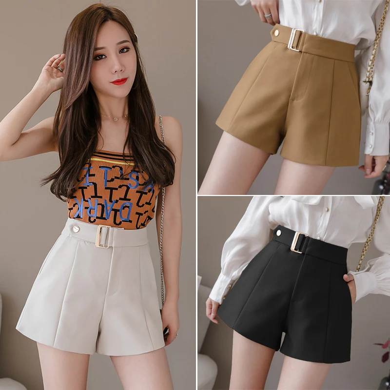 Шорты REALEFT женские с широкими штанинами повседневные шикарные Короткие штаны