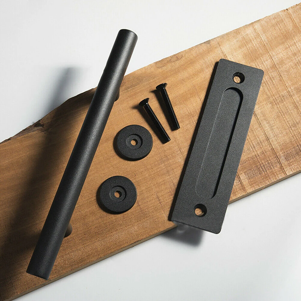 12 &quotBarn дверные ручки Pull утопленный Нержавеющая сталь дверная ручка мебельная