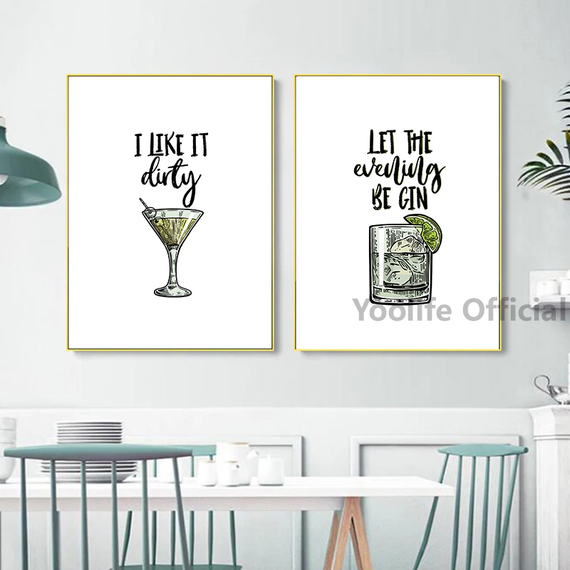 Коктейльные классические плакаты и принты вечерние бара паба настенное