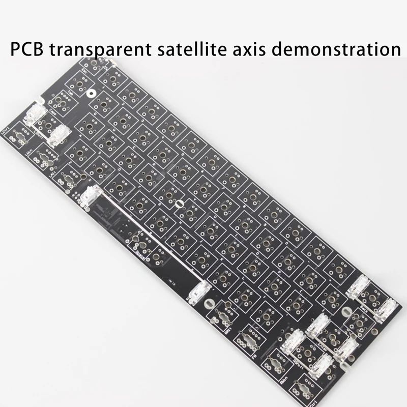 

Plate Mounted Stabilizers Clear Satellite Axis 6.25X 2X for Mechanical Keyboard Modifier Keys