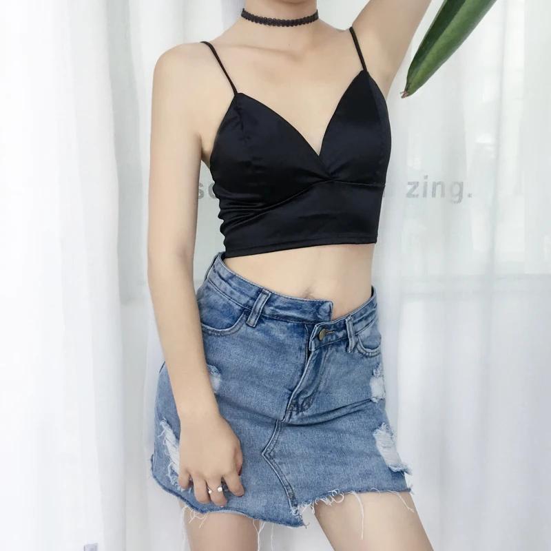 Топ женский кружевной на тонких бретелях | Женская одежда