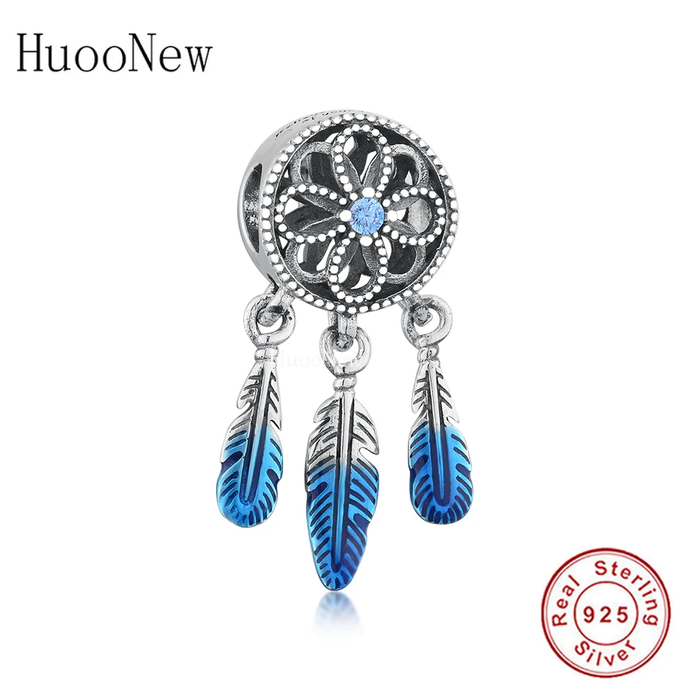 Душевное Ловец снов перо робот драгоценные бусины подходят к оригинальным