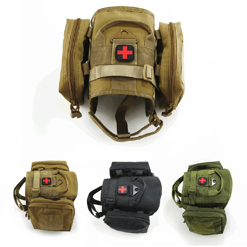 

Tactical dog clothing charge training combat dog vest pet supplies k9 dog suit chest strap dog ring