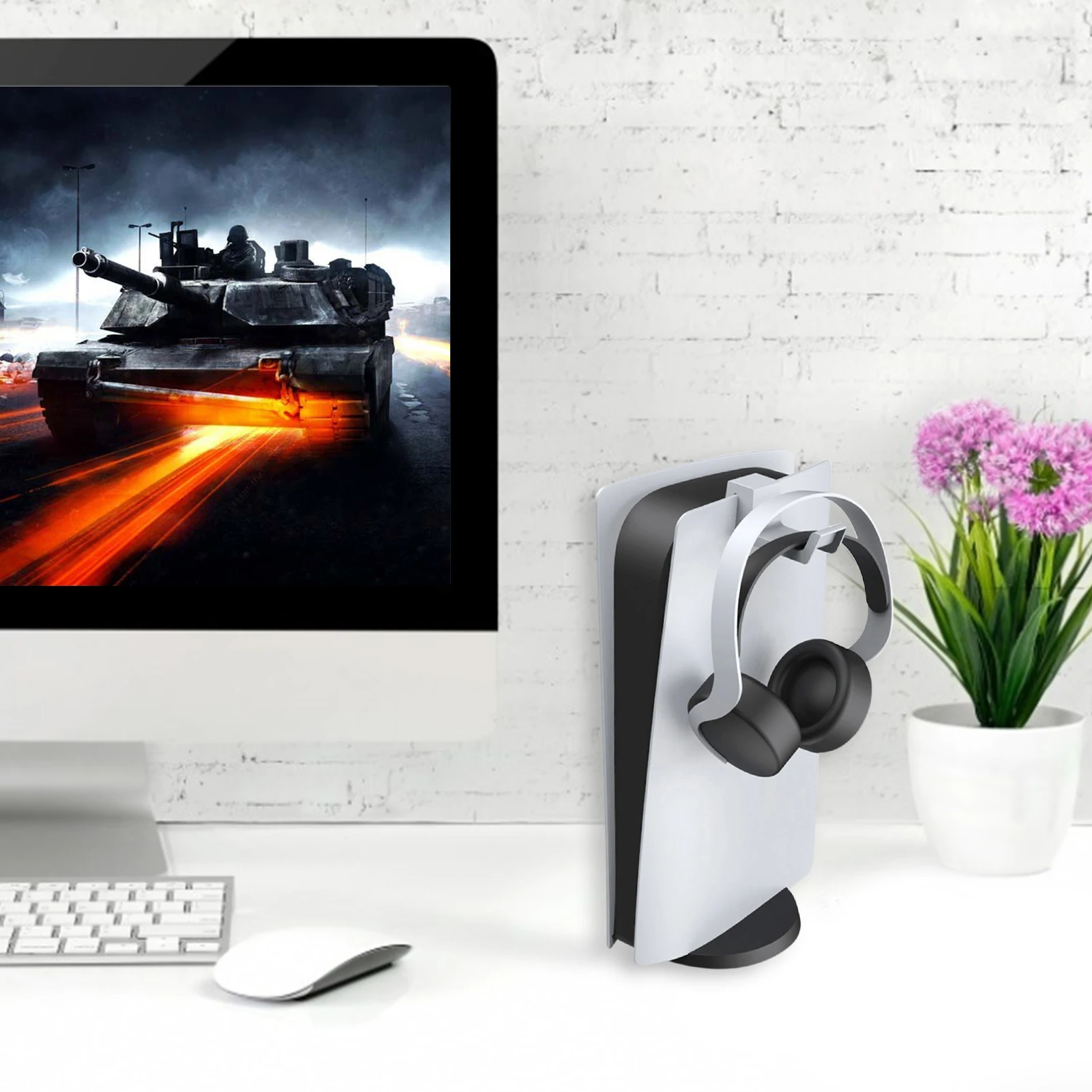 

Headphone Stand For PS5 PULSE 3D Wireless Headset Durable ABS Plastic Bracket Storage Rack Headphones Hanger For PlayStation 5