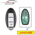 QWMEND cwtwb1u808 3 кнопки Автомобильный Дистанционный ключ для Nissan Cube Juke Quest Leaf Versa 2011-2017 умный Автомобильный ключ ID46 чип 315 МГц