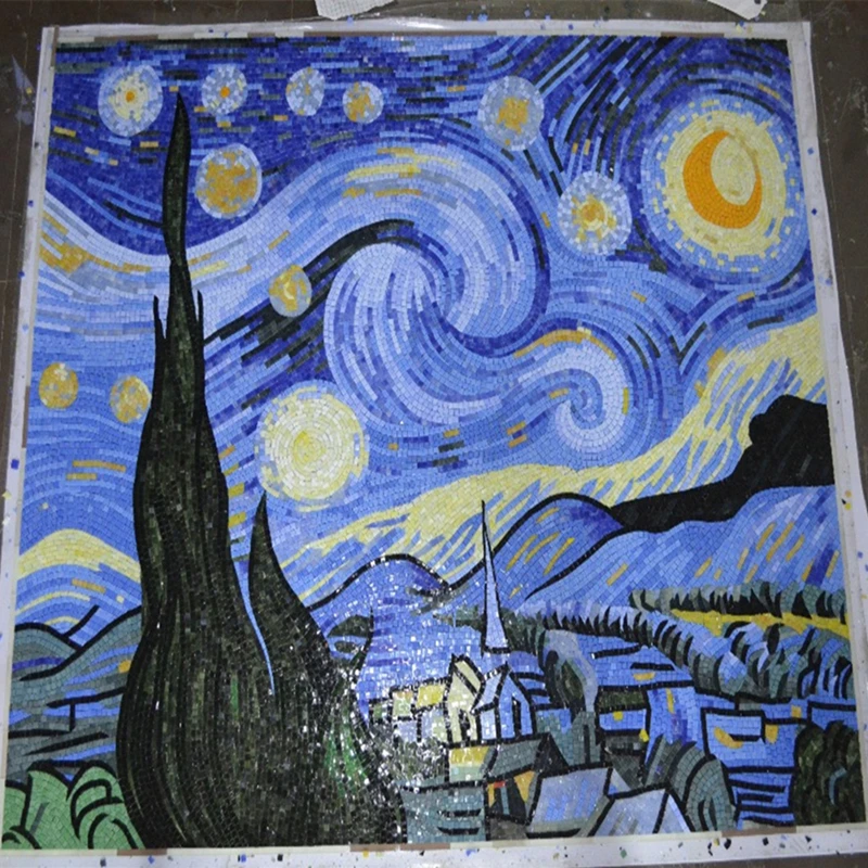 Роскошная изготавливаемая на заказ Звездная стена с мерцающей стеклянной