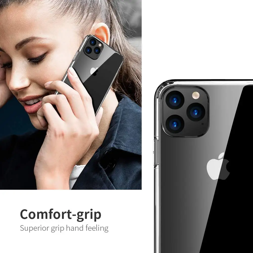Для iPhone 11 Pro Чехол из прозрачного поликарбоната и термополиуретана Ультра