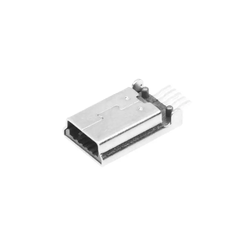 Штекер Mini USB Type B 10 шт. 180 градусов 5-контактный разъем SMD SMT для пайки | Канцтовары