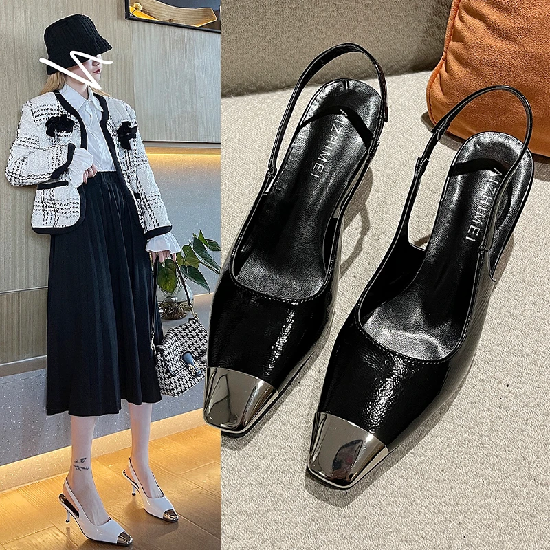 Женские туфли-лодочки на высоком каблуке 6 см летние элегантные туфли с