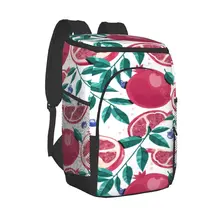 Large Cooler Bag Thermo Lunch Picnic Box Fruits Collection Insulated Backpack Ice Pack Fresh Carrier Thermal Shoulder Bag
