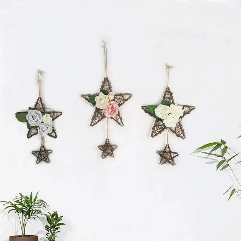 1 шт. плетеная настенная Подвеска для домашнего декора сделай сам ротанговая