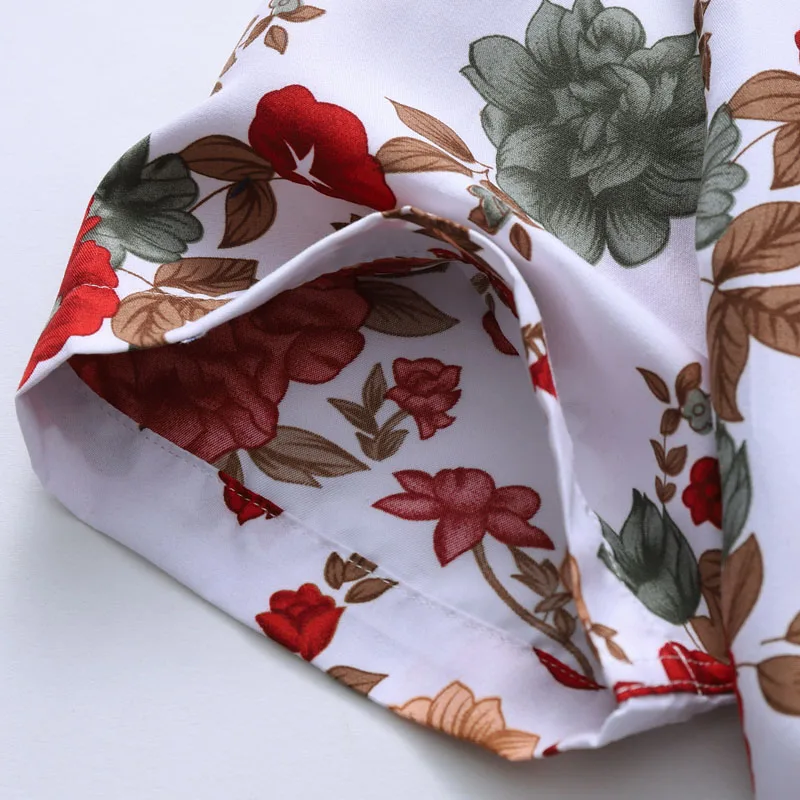 45 кг-120 кг. 2020 новые летние мужские Гавайские рубашки с коротким рукавом