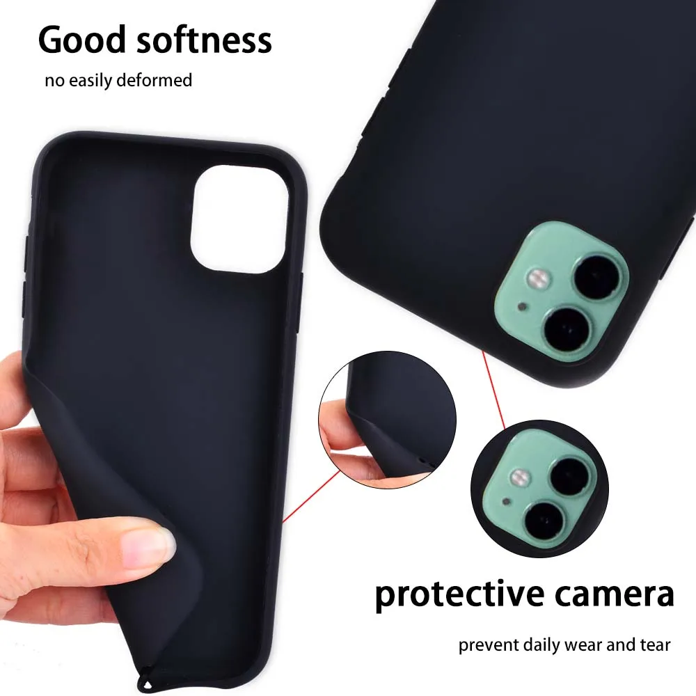 Чехол для Apple IPhone 11/11 Pro/11 Pro Max/XR/SE 2/ 7 / 8/7 Plus/8 Plus/6 6S/6 Plus/6S Plus мягкий силиконовый чехол