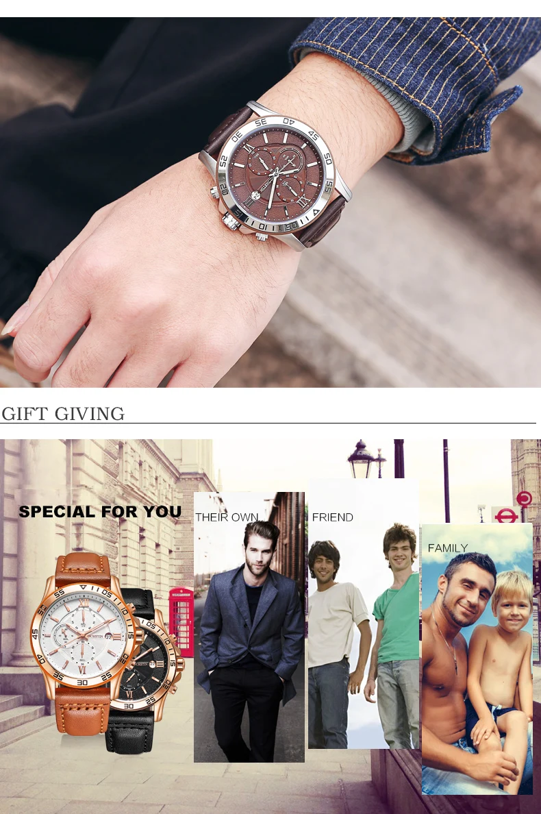 reloj hombre OCHSTIN Rose Gold Luxury watch Automatic Calendar business men watch in Casual sport leather band quartz watch men