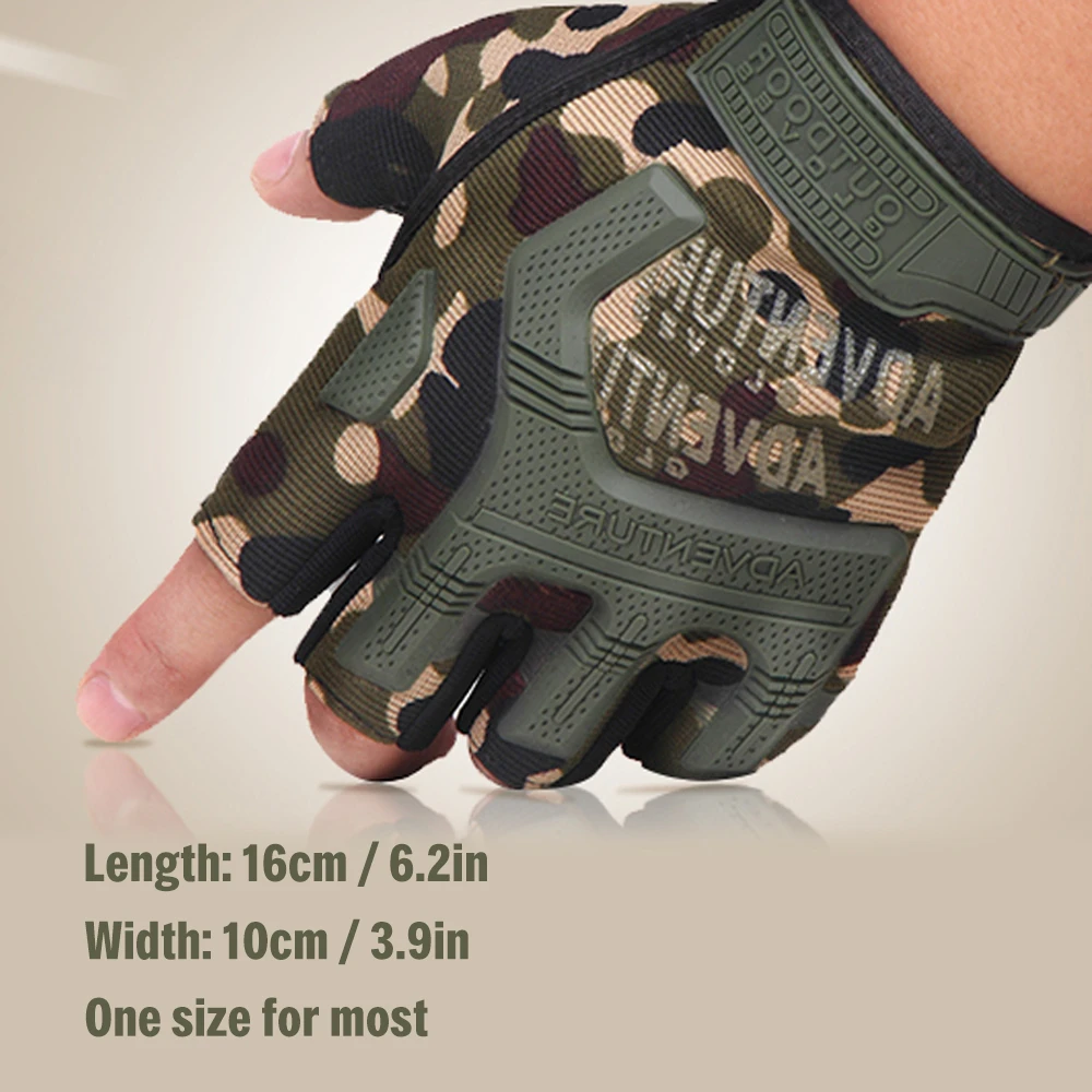 Перчатки на полпальца военные велосипедные перчатки CS игровая полурукавица