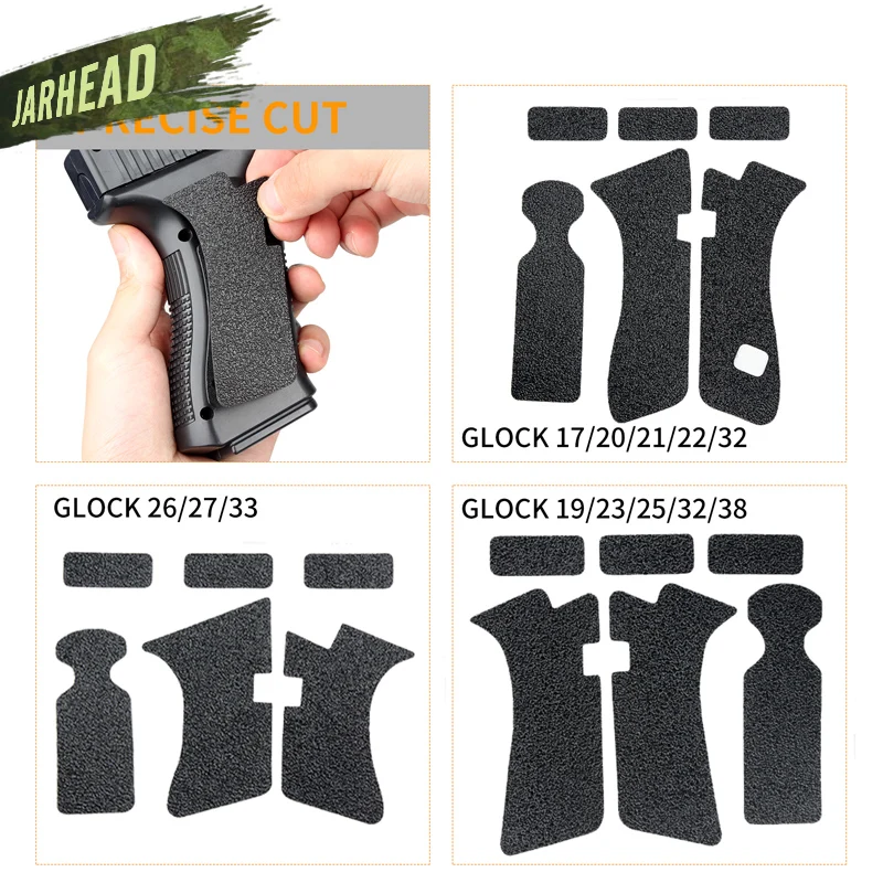 Нескользящая резиновая текстурная перчатка для Glock 17 19 20 21 22 25 26 27 33 43 кобура 9 мм