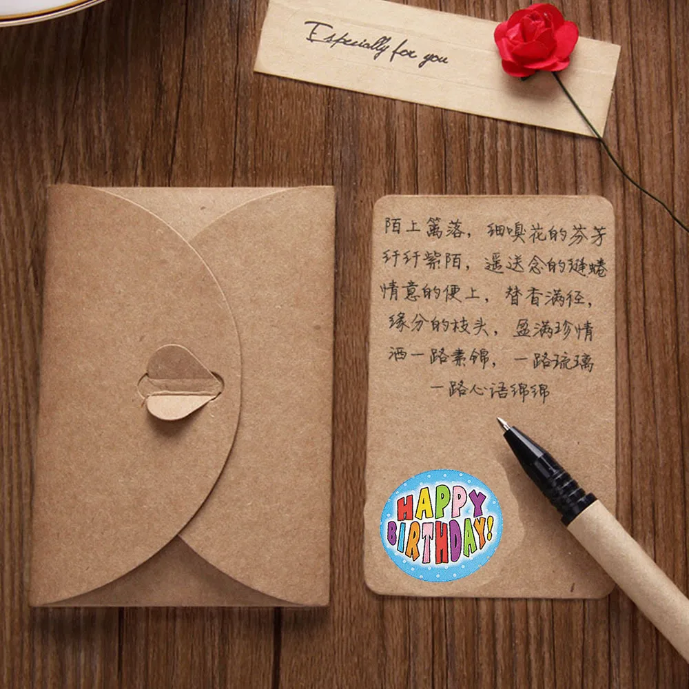 100 шт/рулон дети мальчик девочка награда стикеры &quotДень рождения&quot игрушка