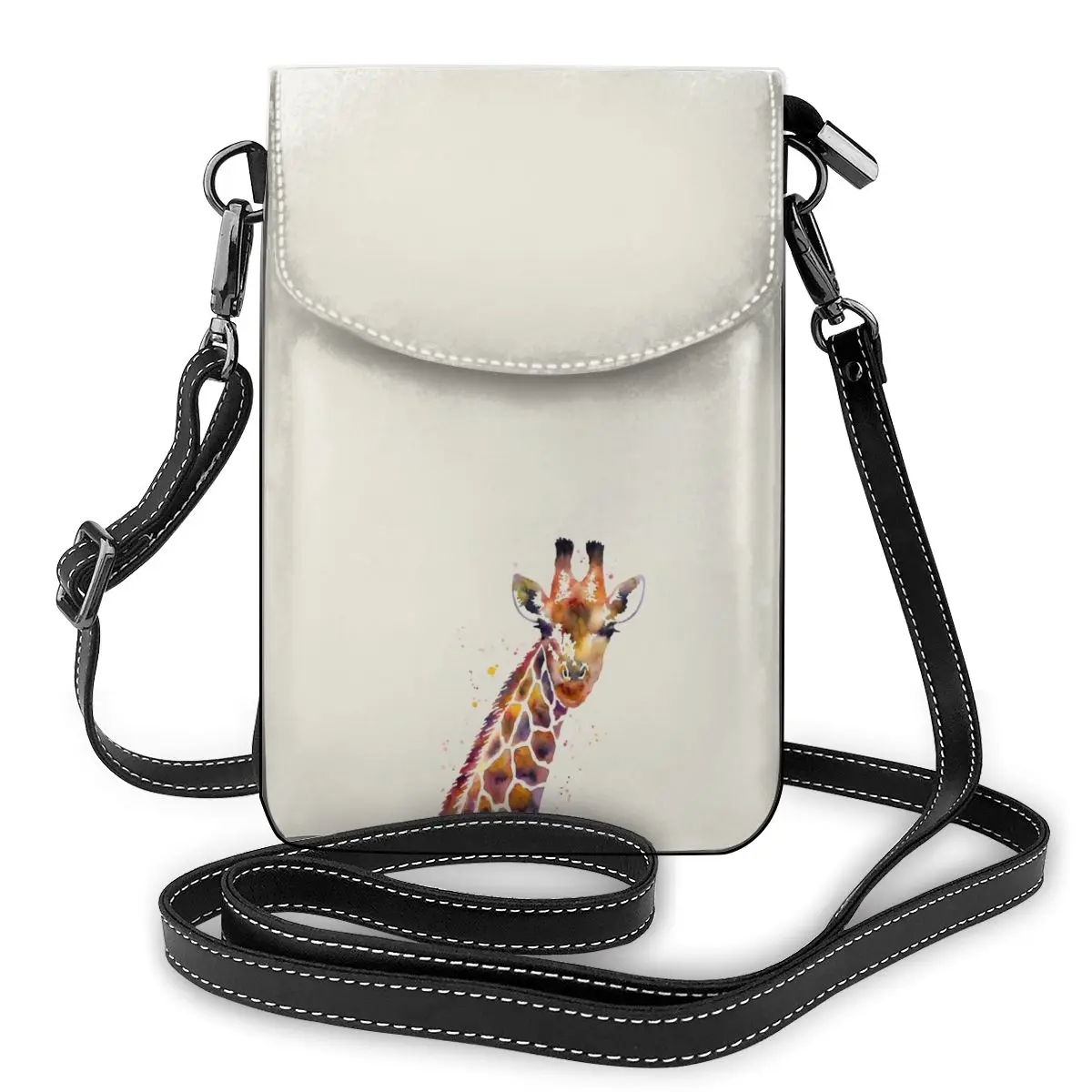 

Giraffe Shoulder Bag Woman Fashion Women Bags Funny Leather Office Purse