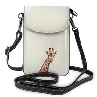 giraffe shoulder bag woman fashion women bags funny leather office purse