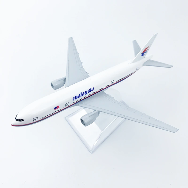 Модель самолета из сплава 16 см модель Боинг 777 авиакомпании B777 коллекционный