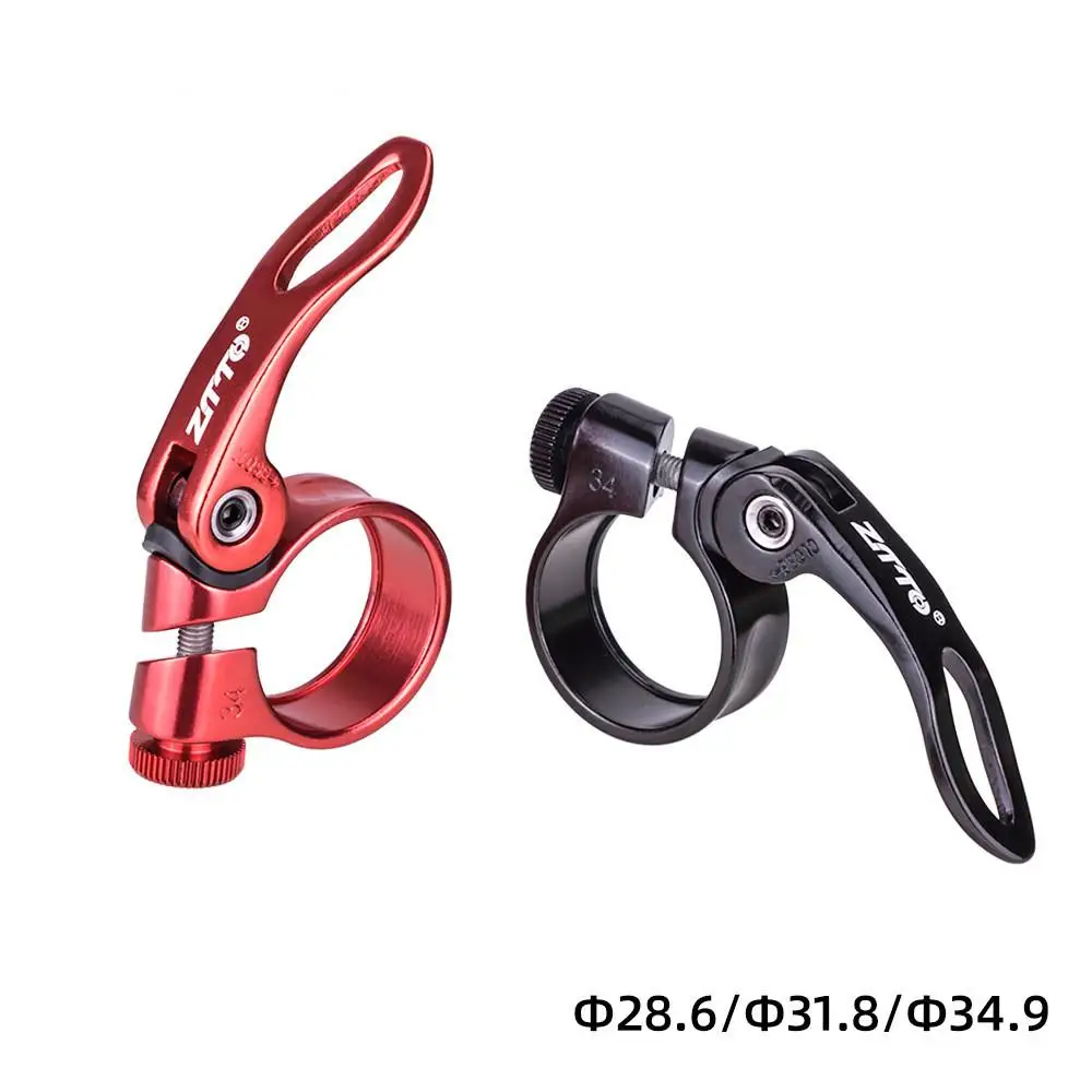 

MTB Bicycle Seatpost Clamp 28.6mm 31.8mm 34.9mm Mountain Bike Cycling Seat Post Clamp Seat Quick Release Ultralight Bike Parts