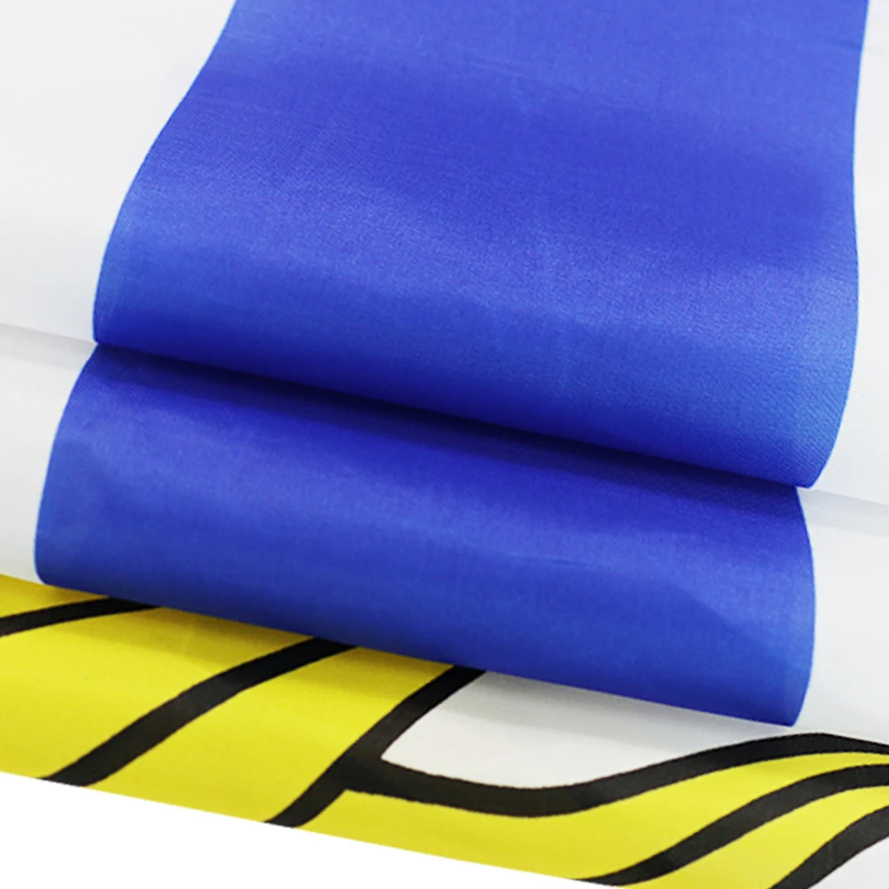 3 Х5 фута флаг Уругвая Экипировка двойные сшитые флаги полиэстер с латунными