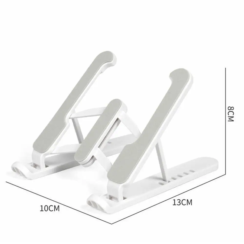 

1pcs Foldable Laptop Stand for MacBook ABS light Bracket Notebook Holder for Apple MINI Tablet Cellphone Holder Adjustable Stand