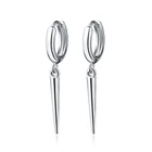 Круглые серьги для женщин 2020 серебро и золото конус длинные висячие серьги корейское модное ювелирное изделие-простой индивидуальность Женская обувь для вечеринки, подарки