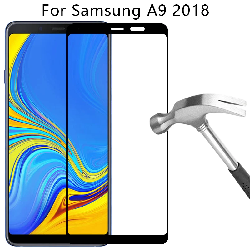 

protective glass for samsung a9 2018 screen protector tempered glas on galaxy a92018 a 9 9a safety film samsun samsumg sansung