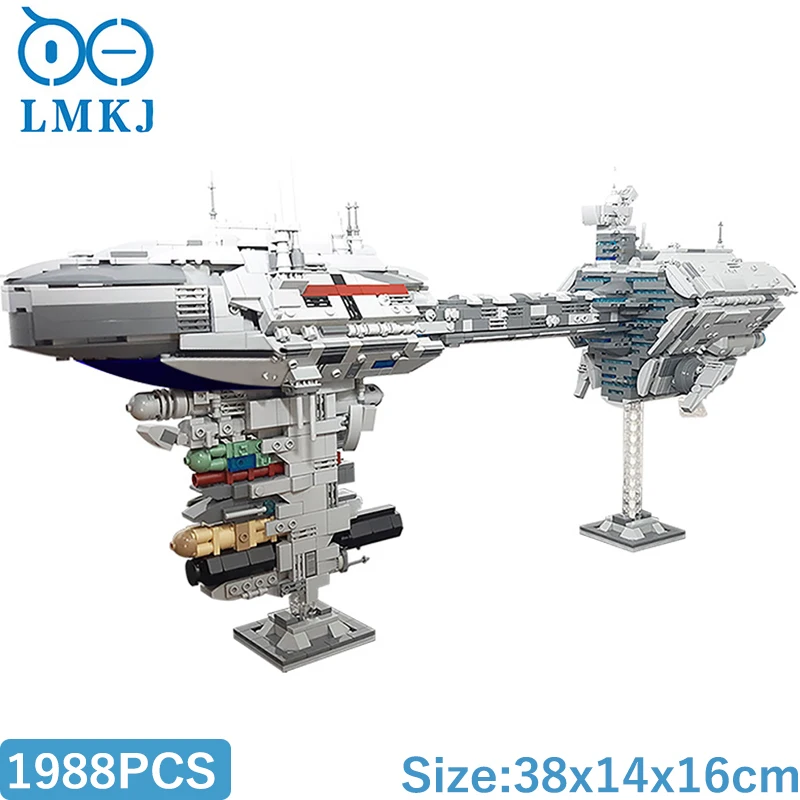 

MOC Creative Toys Star Space SeriesThe Nebulon Model B Diy Building Blocks Educational Bricks Toys For Children Gift 1988pcs