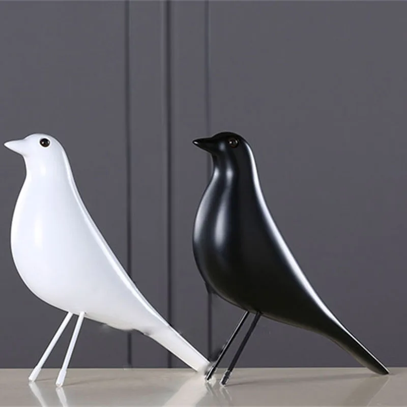 

040Modern Minimalist Home Decoration Living Room Tabletop Decoration Resi Bird Model Room Decoration Good New