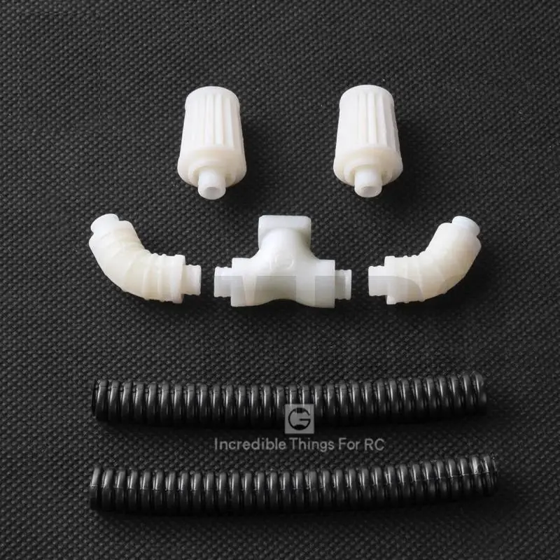 Simulated Engine Intake Air Filter Kit For For 1/10 RC Crawler Car Trax TRX4 Defender Bronco 90046 D90 DD10 Axial Scx10 II enlarge