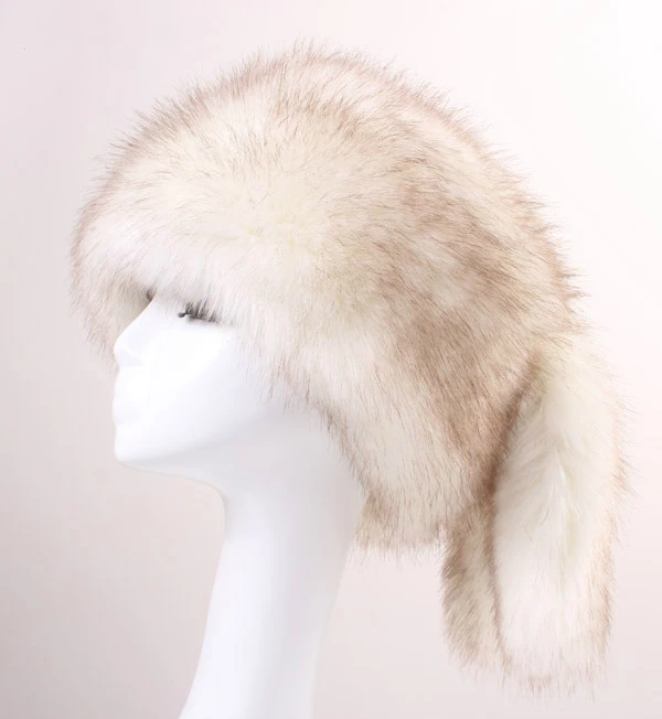 

Winter Hats for Women ,a Variety of Color Faux Fur Round Round Top Faux Fur Hat ,thickened Fur Hat Mongolia Hat Warm Tail Hat