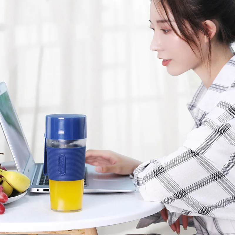 400 мл портативная чашка соковыжималка для фруктов USB перезаряжаемая смузи