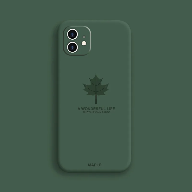 

Original Square Silicone Case for IPhone 12 11 Pro Max Mini X XR XS Max 7 Plus Shockproof Soft Cover Cases cases for women