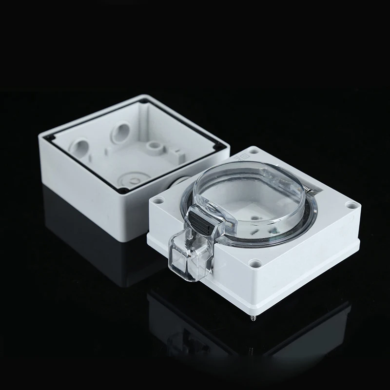 

Avoir Weatherproof Socket Universal Waterproof Dust Proof Switch Outdoor Wall Power Socket Electrical Outlet Industrial