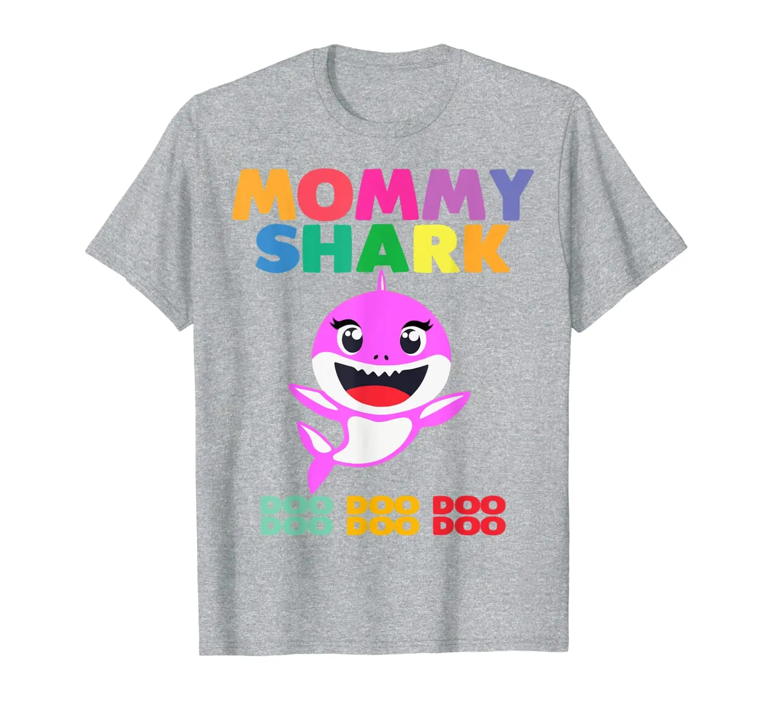 

Mommy Shark Doo Doo T-Shirt Funny Kids Video Baby Daddy T-Shirt