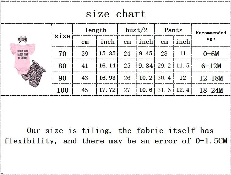 

Newborn Baby Girls Clothes Sets Leopard Print Short Sleeve Romper Tops short Pants Headband Summer New 3pcs Girl 0-24M