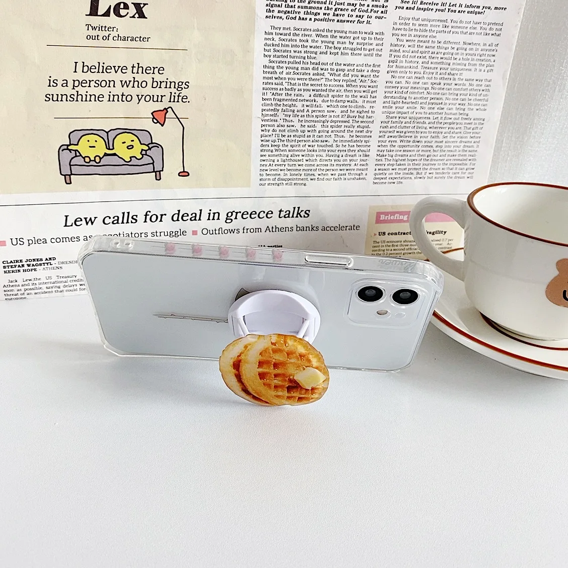 

cute Korea cartoon Holder Universal Finger Ring Stand Bracket Round Extend Phone Case for iPhone 11 12 PRO MAX Samsung huawei