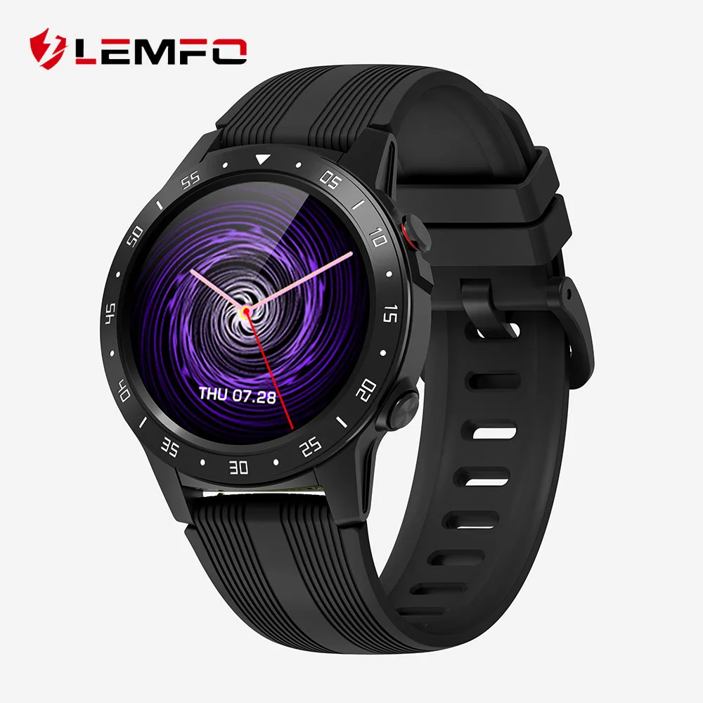Смарт часы LEMFO GPS для мужчин независимый монитор сердечного ритма IP67
