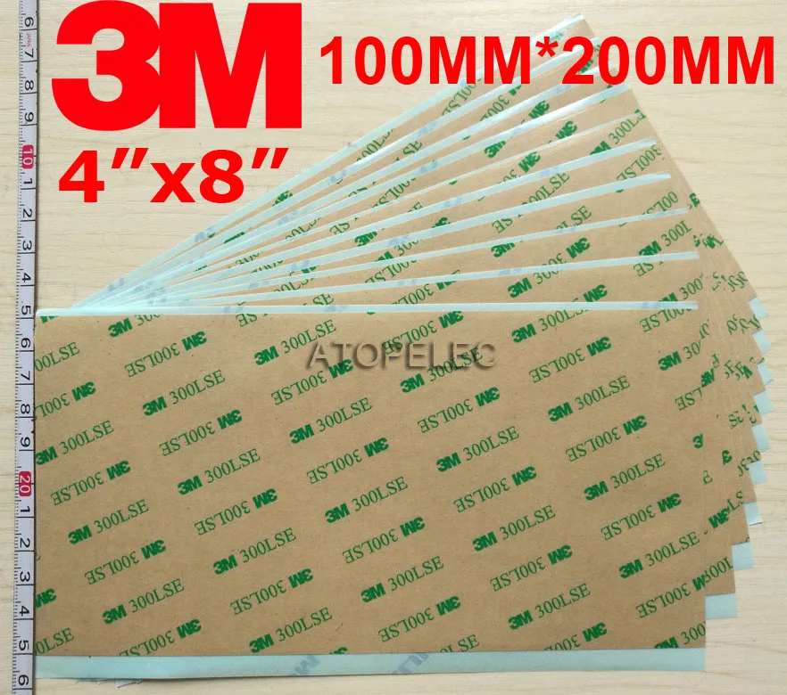 Двусторонний клейкий лист 300LSE 4 &quotx 8&quot 100 мм * 200 3 м|double sided adhesive phone|repair phonesheet |