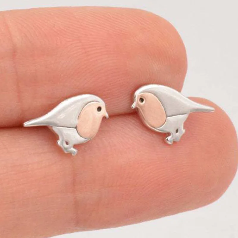 Маленькая милая фотография для женщин двухцветная мультяшная животное золотой