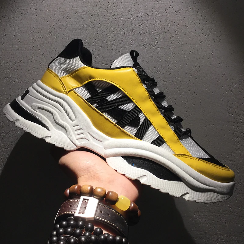 Новинка стильные мужские кроссовки для бега увеличивающие рост Мужская дышащая