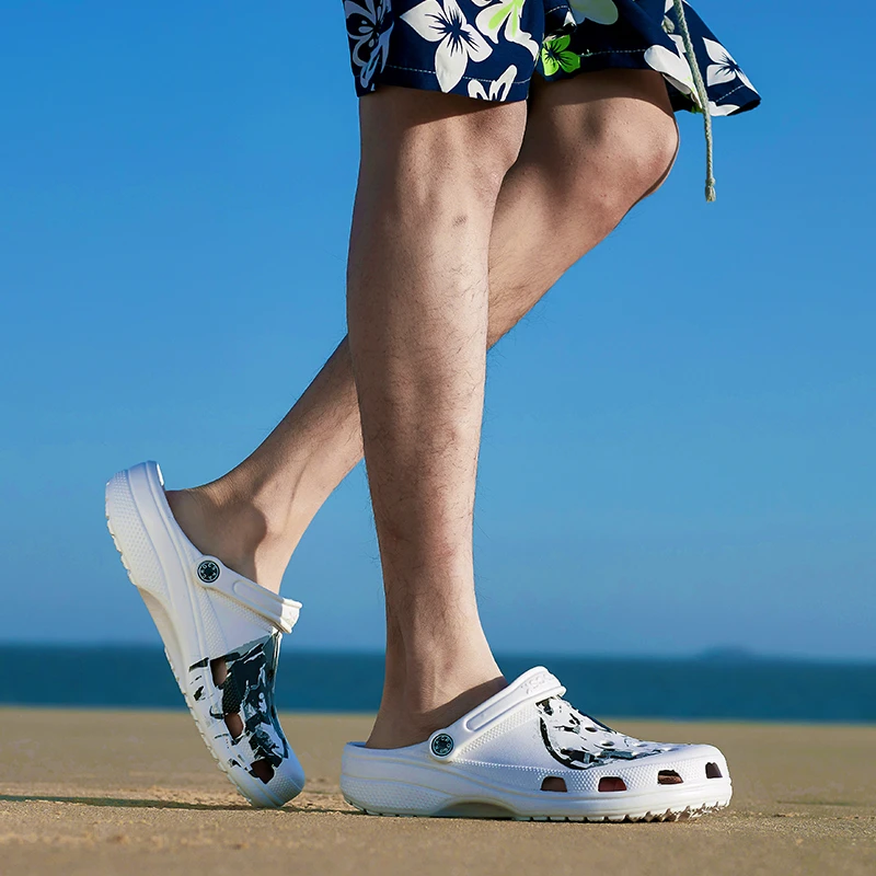 UNN мужские тапочки сандалии летние повседневные мягкие массажные