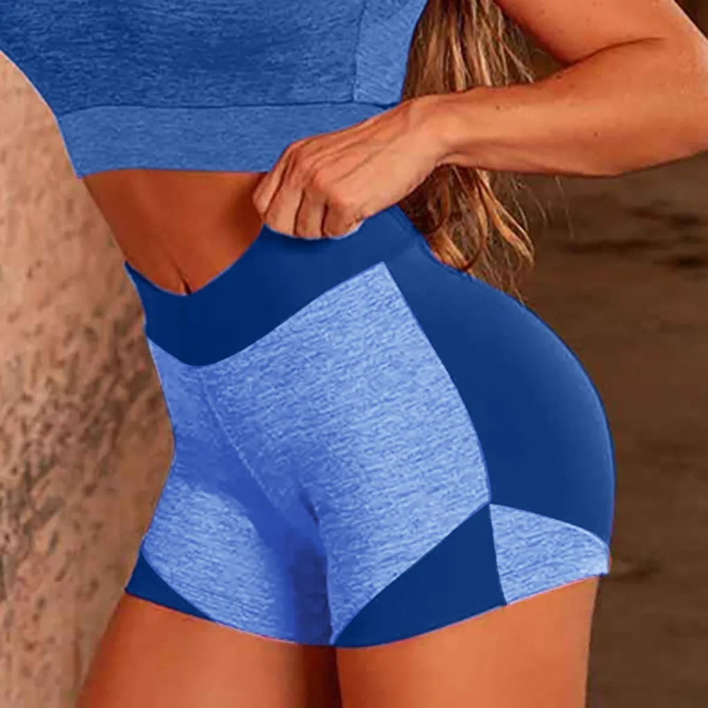 Жизненно важным короткие спортивные эластичные пуш-ап шорты для йоги бега Для