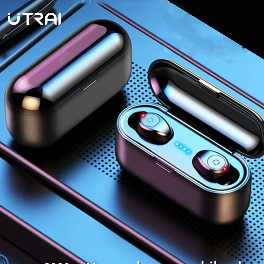 UTRAI беспроводные наушники Bluetooth 5 0 TWS стерео гарнитура Спортивная с микрофоном 2000